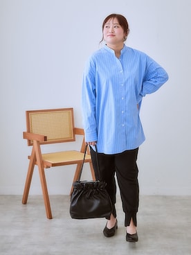 「ぽっちゃり」｜nissen Ladies Modelsさん（レディース・160cm）の夏コーディネート