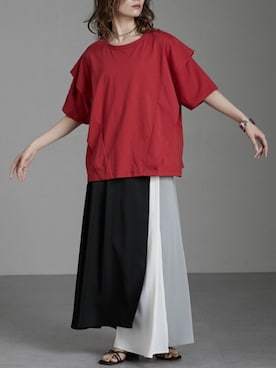 「Soiunique（スワユニーク）のアイテム」を使った、nissen Ladies Modelsさん（レディース・154cm）の夏コーディネート
