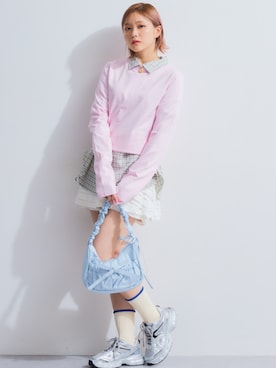 「TTOL（トール）のアイテム」を使った、nissen Ladies Modelsさん（レディース・160cm）の春コーディネート