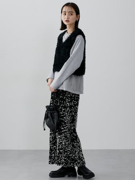 nissen Ladies Modelsさん（レディース・169cm）の冬コーディネート