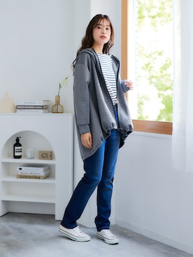 「pattok」｜「アイテム（ジャケット/アウター）」を使った、nissen Ladies Modelsさん（レディース・167cm）の冬コーディネート