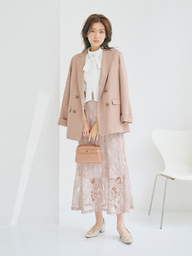 「nissen（ニッセン）のアイテム」を使った、nissen Ladies Modelsさん（レディース・167cm）の冬コーディネート