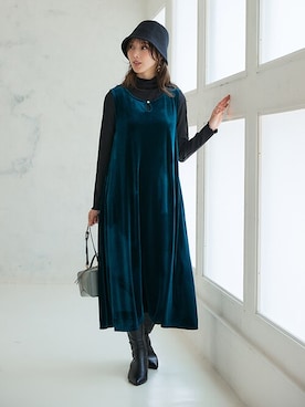 nissen Ladies Modelsさん（レディース・163cm）の秋コーディネート