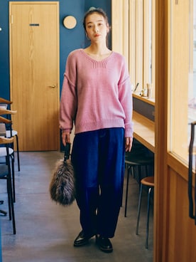 「nissen（ニッセン）のアイテム」を使った、nissen Ladies Modelsさん（レディース・167cm）の秋コーディネート