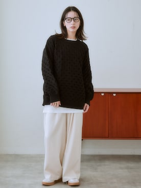 nissen Ladies Modelsさん（レディース・160cm）の秋コーディネート