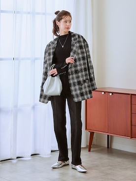 nissen Ladies Modelsさん（レディース・166cm）の秋コーディネート