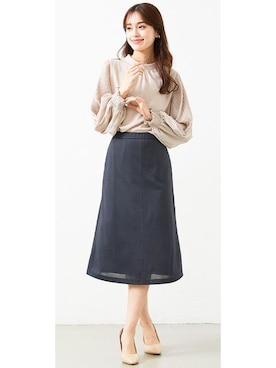 「スーツコーデ」｜nissen Ladies Modelsさん（レディース・167cm）の春コーディネート