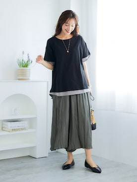 「pattok」｜nissen Ladies Modelsさん（レディース・167cm）の夏コーディネート