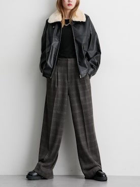 「Soiunique（スワユニーク）のアイテム」を使った、nissen Ladies Modelsさん（レディース・156cm）の秋コーディネート