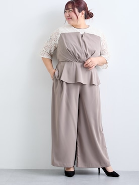 「Jolie et Jolie（ジョリーエジョリー）のアイテム」を使った、nissen Ladies Modelsさん（レディース・155cm）の冬コーディネート