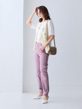 nissen Ladies Modelsさん（レディース・168cm）の春コーディネート