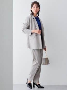 「アイテム（スーツセット）」を使った、nissen Ladies Modelsさん（レディース・167cm）の夏コーディネート