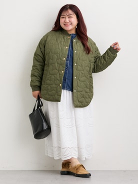 「nissen（ニッセン）のアイテム」を使った、nissen Ladies Modelsさん（レディース・158cm）の秋コーディネート