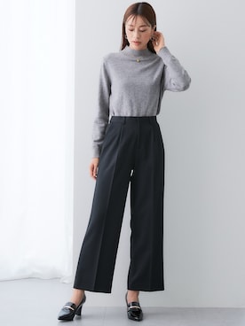 「アイテム（フォーマルスーツ/小物）」を使った、nissen Ladies Modelsさん（レディース・167cm）の秋コーディネート