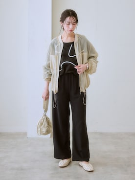 「nissen（ニッセン）のアイテム」を使った、nissen Ladies Modelsさん（レディース・160cm）の秋コーディネート