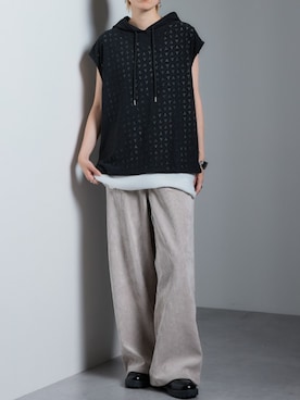 「Soiunique（スワユニーク）のアイテム」を使った、nissen Ladies Modelsさん（レディース・162cm）の秋コーディネート