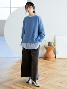 「nissen（ニッセン）のアイテム」を使った、nissen Ladies Modelsさん（レディース・163cm）の秋コーディネート