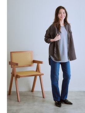 「nissen（ニッセン）のアイテム」を使った、nissen Ladies Modelsさん（レディース・165cm）の秋コーディネート