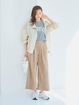 nissen Ladies Modelsさん（レディース・166cm）の春コーディネート