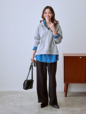 「首元ヌケ感」｜nissen Ladies Modelsさん（レディース・165cm）の秋コーディネート