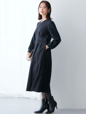 「アイテム（フォーマルスーツ/小物）」を使った、nissen Ladies Modelsさん（レディース・167cm）の秋コーディネート