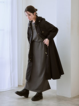 「nissen（ニッセン）のアイテム」を使った、nissen Ladies Modelsさん（レディース・160cm）の秋コーディネート