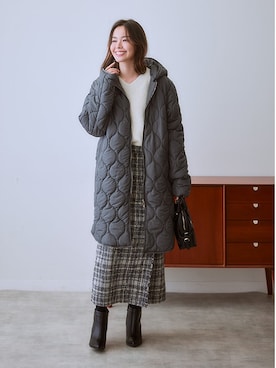 「アイテム（その他アウター）」を使った、nissen Ladies Modelsさん（レディース・165cm）の秋コーディネート