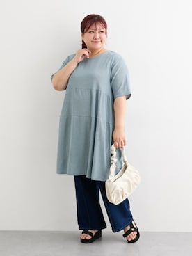 「pattok」｜nissen Ladies Modelsさん（レディース・155cm）の夏コーディネート