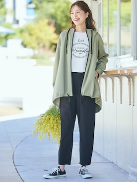 「pattok」｜「アイテム（ジャケット/アウター）」を使った、nissen Ladies Modelsさん（レディース・167cm）の冬コーディネート