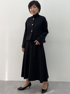 「アイテム（フォーマルスーツ/小物）」を使った、nissen Ladies Modelsさん（レディース・160cm）の秋コーディネート