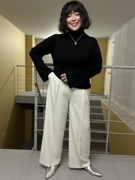 「アイテム（フォーマルスーツ/小物）」を使った、nissen Ladies Modelsさん（レディース・163cm）の秋コーディネート