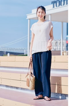 nissen Ladies Modelsさん（レディース・168cm）の春コーディネート
