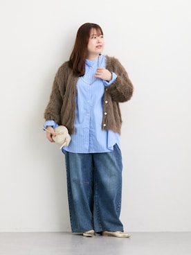 「nissen（ニッセン）のアイテム」を使った、nissen Ladies Modelsさん（レディース・155cm）の秋コーディネート