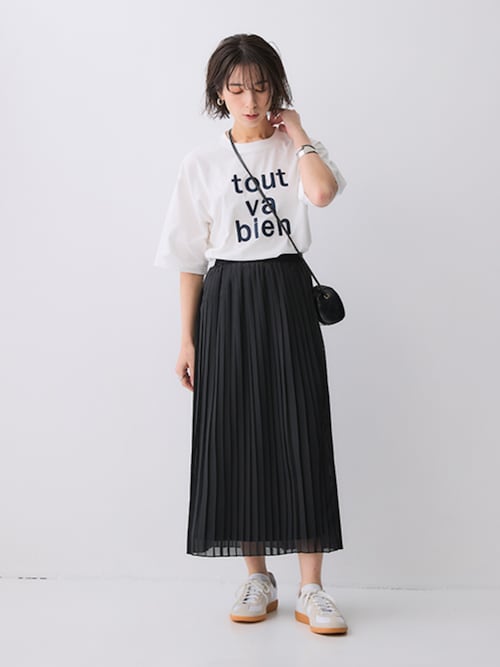 シフォンプリーツロングスカート＜大きいサイズ有＞（スカート