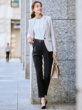 nissen Ladies Modelsさん（レディース・169cm）の冬コーディネート