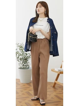 nissen Ladies Modelsさん（レディース・167cm）の夏コーディネート