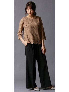 「スーツコーデ」｜nissen Ladies Modelsさん（レディース・160cm）の春コーディネート