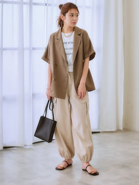 nissen Ladies Modelsさん（レディース・160cm）の夏コーディネート