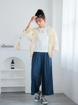 「レギュラー」｜「アイテム（ジャケット/アウター）」を使った、nissen Ladies Modelsさん（レディース・160cm）の夏コーディネート