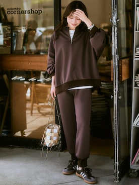 「nissen（ニッセン）のアイテム」を使った、nissen Ladies Modelsさん（レディース・160cm）の秋コーディネート