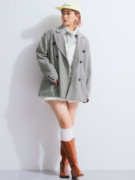 「TTOL（トール）のアイテム」を使った、nissen Ladies Modelsさん（レディース・160cm）の春コーディネート