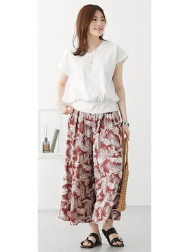 nissen Ladies Modelsさん（レディース・167cm）の春コーディネート