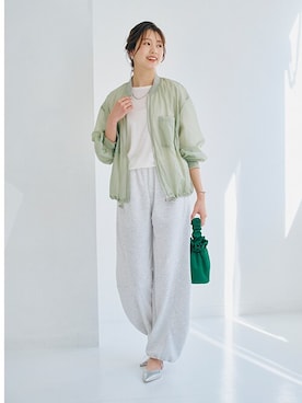 nissen Ladies Modelsさん（レディース・168cm）の春コーディネート