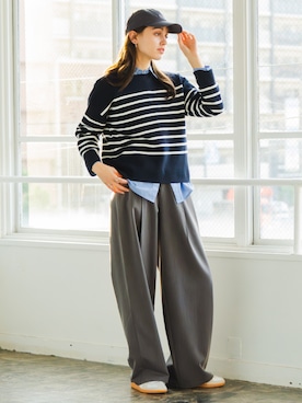 nissen Ladies Modelsさん（レディース・173cm）の冬コーディネート