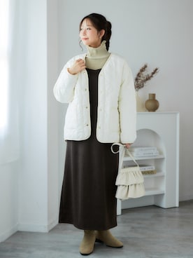 「nissen（ニッセン）のアイテム」を使った、nissen Ladies Modelsさん（レディース・160cm）の秋コーディネート