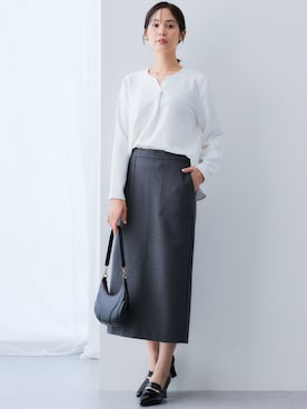「nissen（ニッセン）のアイテム」を使った、nissen Ladies Modelsさん（レディース・167cm）の秋コーディネート