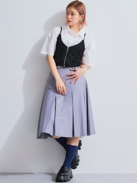 「TTOL（トール）のアイテム」を使った、nissen Ladies Modelsさん（レディース・160cm）の春コーディネート