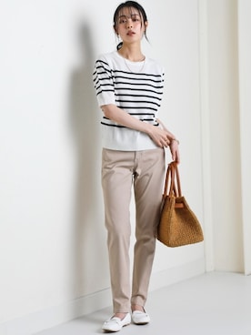 「レディースファッション」｜nissen Ladies Modelsさん（レディース・165cm）の春コーディネート