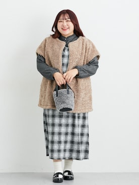 nissen Ladies Modelsさん（レディース・155cm）の冬コーディネート
