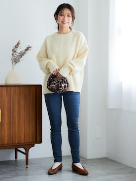 「nissen（ニッセン）のアイテム」を使った、nissen Ladies Modelsさん（レディース・160cm）の秋コーディネート